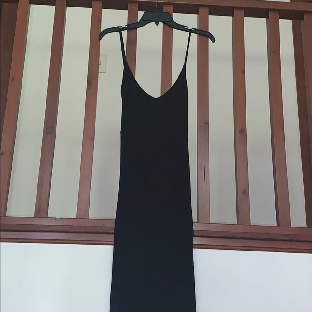 Heart and Hips black dress with open back